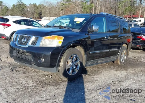 2012 Nissan Armada Platinum from USA, damaged, VIN 5N1AA0NC8CN609585